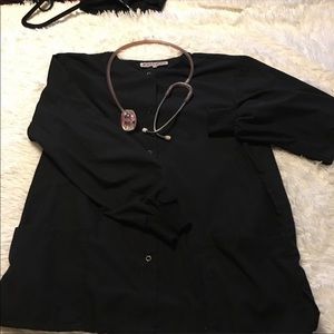 Black lab coat